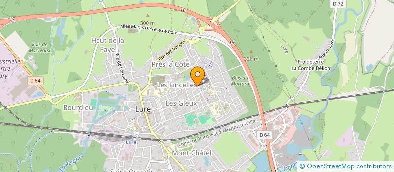 localisation de l'entreprise MONSIEUR ANTOINE MOUSSA à LURE