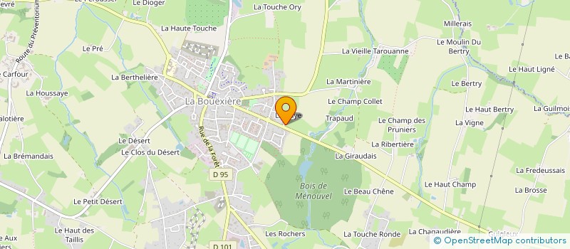 localisation de l'entreprise MONSIEUR ANTOINE MOUSSERION-WODEY  LA BOUEXIERE