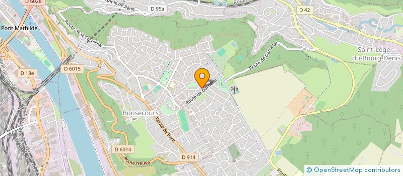 localisation de l'entreprise MONSIEUR ANTOINE MOUTIER  BONSECOURS