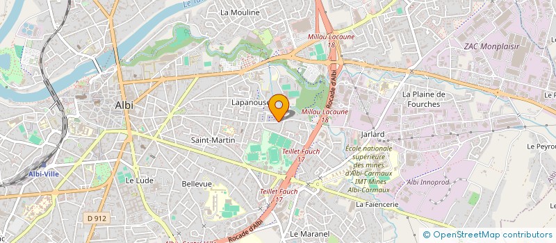 localisation de l'entreprise MONSIEUR ANTOINE MUGNAI à ALBI