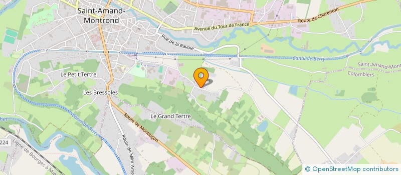 localisation de l'entreprise MONSIEUR ANTOINE MULLER  SAINT-AMAND-MONTROND