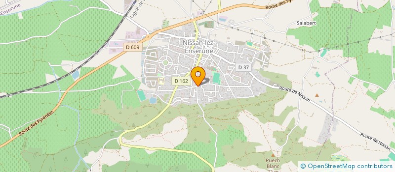 localisation de l'entreprise MONSIEUR ANTOINE MUNOZ  NISSAN-LEZ-ENSERUNE