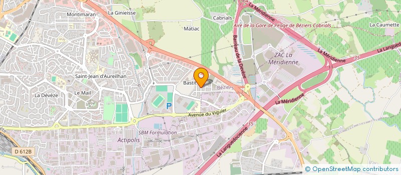 localisation de l'entreprise MONSIEUR ANTOINE MUNOZ  BEZIERS