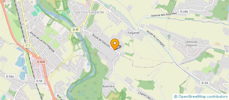 localisation de l'entreprise MONSIEUR ANTOINE MUSCARI  LACROIX-FALGARDE