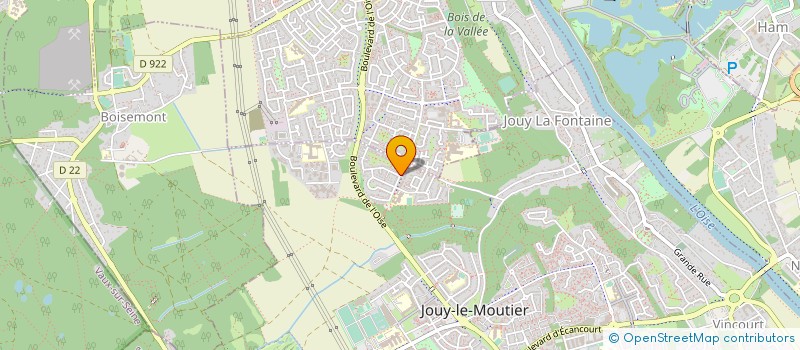 localisation de l'entreprise MONSIEUR ANTOINE MUSSARD  JOUY-LE-MOUTIER