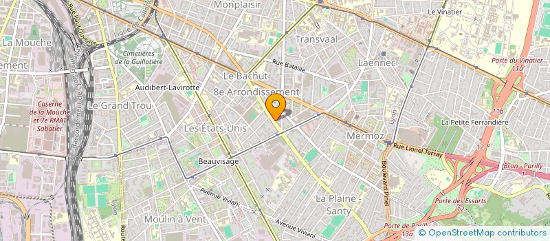 localisation de l'entreprise MONSIEUR ANTOINE MUSSET  LYON