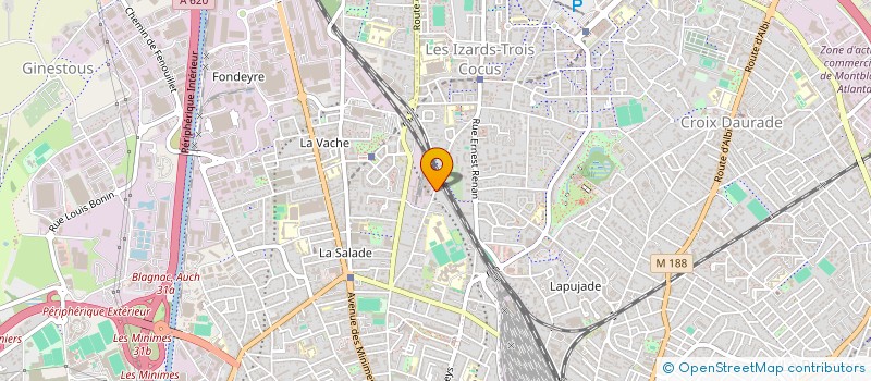 localisation de l'entreprise MONSIEUR ANTOINE MUSTIN à TOULOUSE