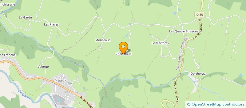 localisation de l'entreprise MONSIEUR ANTOINE MUZEL  SAINT-SYMPHORIEN-DE-LAY