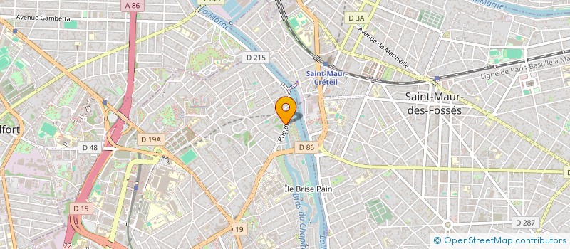 localisation de l'entreprise MONSIEUR ANTOINE NADEL  CRETEIL