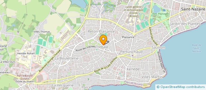 localisation de l'entreprise MONSIEUR ANTOINE NASSIVERA  SAINT-NAZAIRE