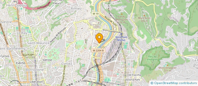 localisation de l'entreprise MONSIEUR ANTOINE NASTASI  NICE