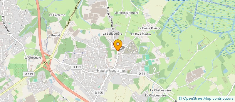 localisation de l'entreprise MONSIEUR ANTOINE NAUDIN à HAUTE-GOULAINE