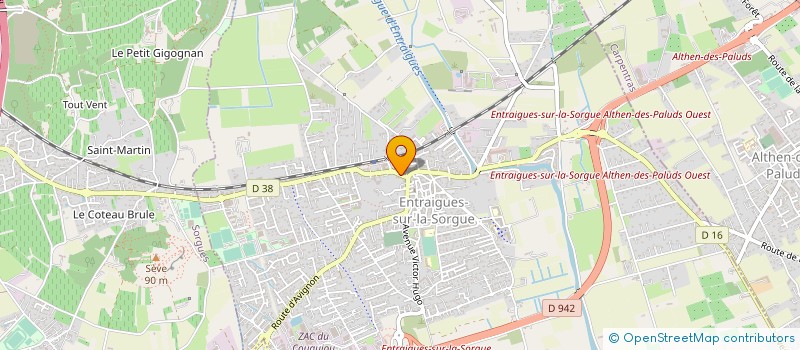 localisation de l'entreprise MONSIEUR ANTOINE NAVARRO à ENTRAIGUES-SUR-LA-SORGUE