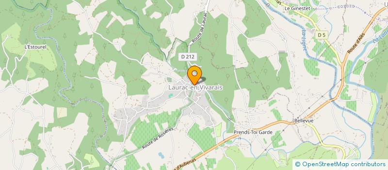 localisation de l'entreprise MONSIEUR ANTOINE NAVARRO  LAURAC-EN-VIVARAIS