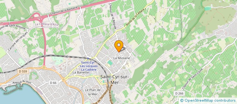 localisation de l'entreprise MONSIEUR ANTOINE NEMR à SAINT-CYR-SUR-MER