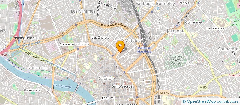 localisation de l'entreprise MONSIEUR ANTOINE NEYBOURGER à TOULOUSE