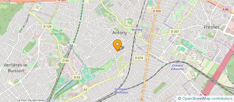 localisation de l'entreprise MONSIEUR ANTOINE NGOH BAKONE à ANTONY