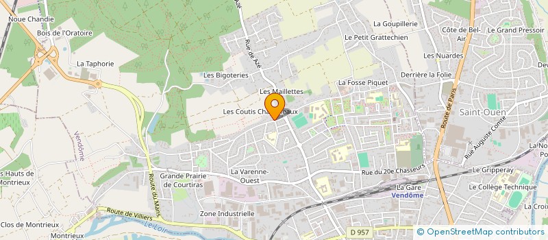 localisation de l'entreprise MONSIEUR ANTOINE NGUYEN  VENDOME