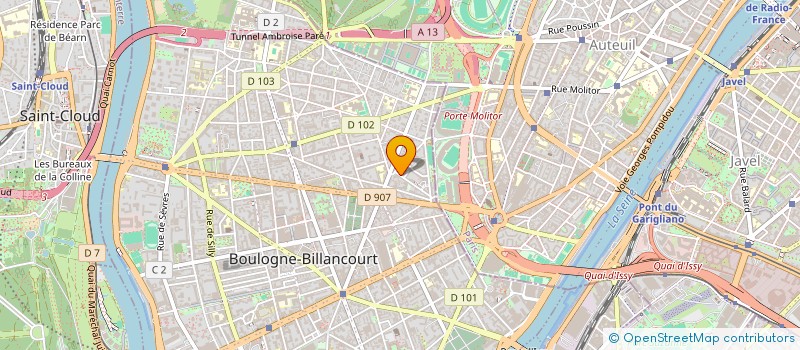 localisation de l'entreprise MONSIEUR ANTOINE NICOLAS à BOULOGNE-BILLANCOURT