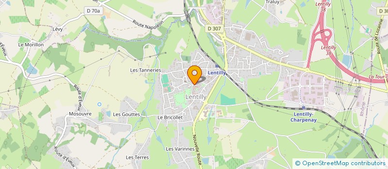 localisation de l'entreprise MONSIEUR ANTOINE NICOLAS  LENTILLY