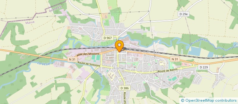 localisation de l'entreprise MONSIEUR ANTOINE NICOLAU TISNEDESSUS  FISMES