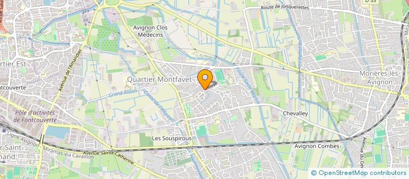 localisation de l'entreprise MONSIEUR ANTOINE NODIER  AVIGNON