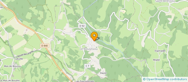 localisation de l'entreprise MONSIEUR ANTOINE NOEL  LE BOUYSSOU