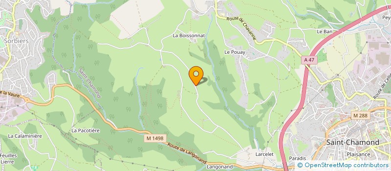 localisation de l'entreprise MONSIEUR ANTOINE NOIR  SAINT-CHAMOND