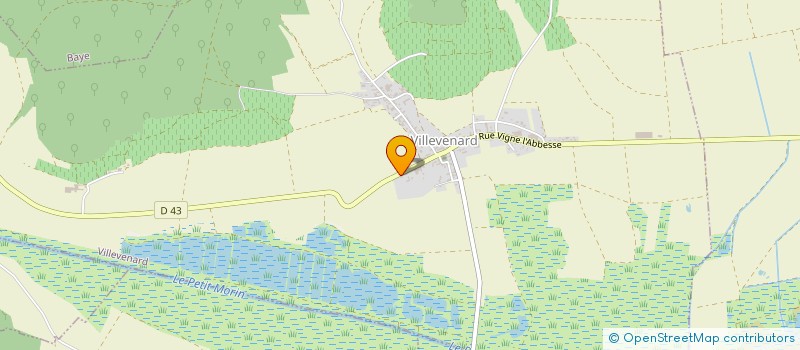 localisation de l'entreprise MONSIEUR ANTOINE NOIRET  VILLEVENARD