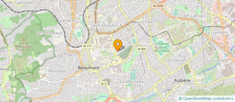 localisation de l'entreprise MONSIEUR ANTOINE NONDEDEOU à CLERMONT FERRAND