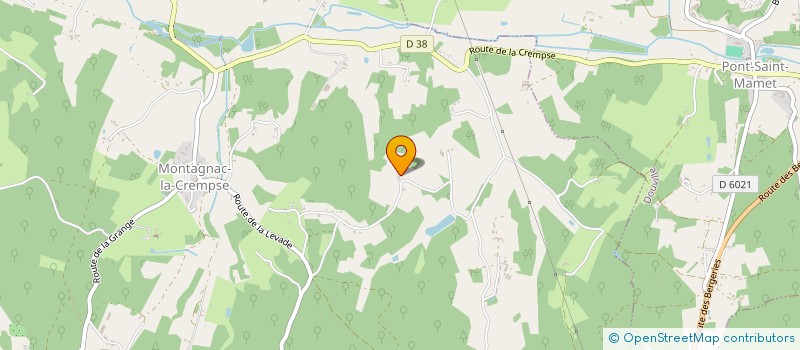 localisation de l'entreprise MONSIEUR ANTOINE NORDERA  MONTAGNAC-LA-CREMPSE