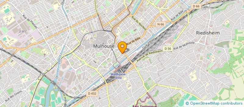 localisation de l'entreprise MONSIEUR ANTOINE NUSSBAUMER  MULHOUSE