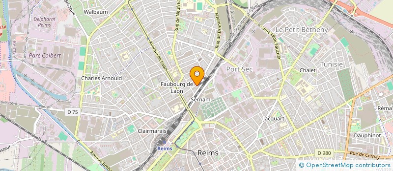 localisation de l'entreprise MONSIEUR ANTOINE OMAR  REIMS