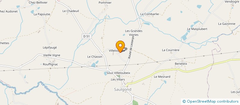 localisation de l'entreprise MONSIEUR ANTOINE OP'T'HOOG à SAULGOND