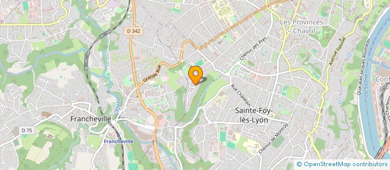 localisation de l'entreprise MONSIEUR ANTOINE ORIOL  SAINTE-FOY-LES-LYON