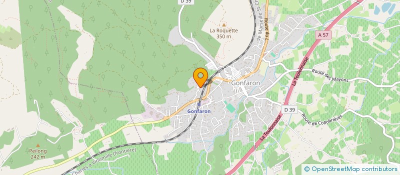 localisation de l'entreprise MONSIEUR ANTOINE ORTEGA  GONFARON