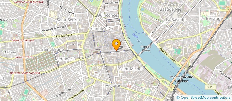 localisation de l'entreprise MONSIEUR ANTOINE OSPITAL  BORDEAUX