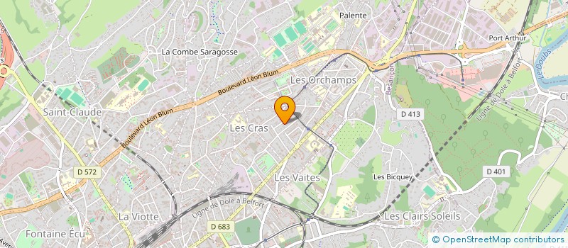 localisation de l'entreprise MONSIEUR ANTOINE OUDET  BESANCON