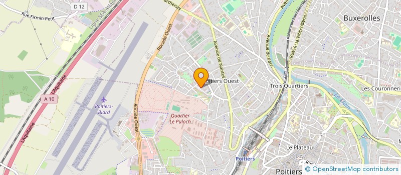 localisation de l'entreprise MONSIEUR ANTOINE OYABI  POITIERS