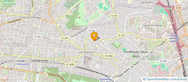 localisation de l'entreprise MONSIEUR ANTOINE PACE à FONTENAY-SOUS-BOIS
