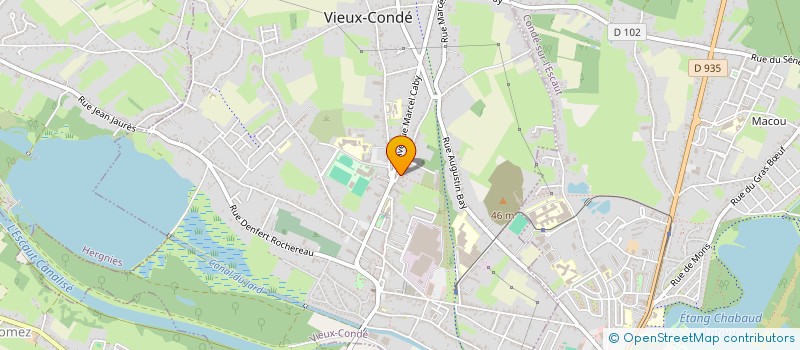 localisation de l'entreprise MONSIEUR ANTOINE PACE  VIEUX-CONDE