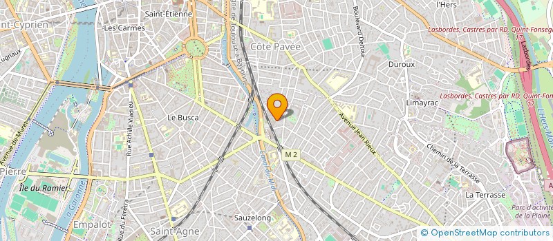 localisation de l'entreprise MONSIEUR ANTOINE PAGEOT à TOULOUSE