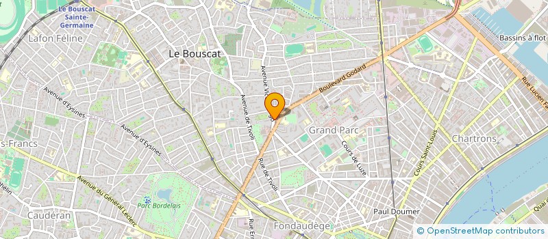 localisation de l'entreprise MONSIEUR ANTOINE PAGES  LE BOUSCAT