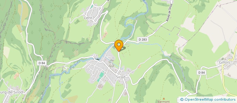 localisation de l'entreprise MONSIEUR ANTOINE PAGET  SIROD