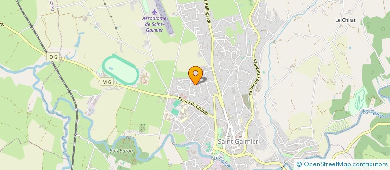 localisation de l'entreprise MONSIEUR ANTOINE PAILLEUX  SAINT-GALMIER