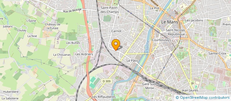 localisation de l'entreprise MONSIEUR ANTOINE PAITEL  LE MANS