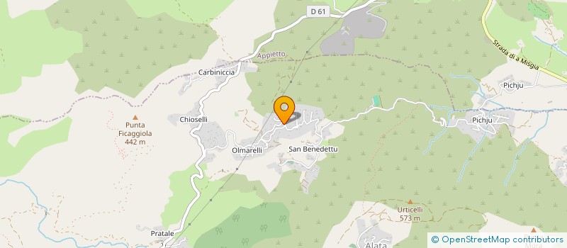 localisation de l'entreprise MONSIEUR ANTOINE PALA  ALATA