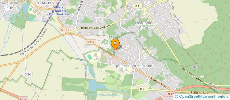 localisation de l'entreprise MONSIEUR ANTOINE PALLOT  JOUARS-PONTCHARTRAIN