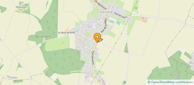 localisation de l'entreprise MONSIEUR ANTOINE PANNETIER  FLESSELLES