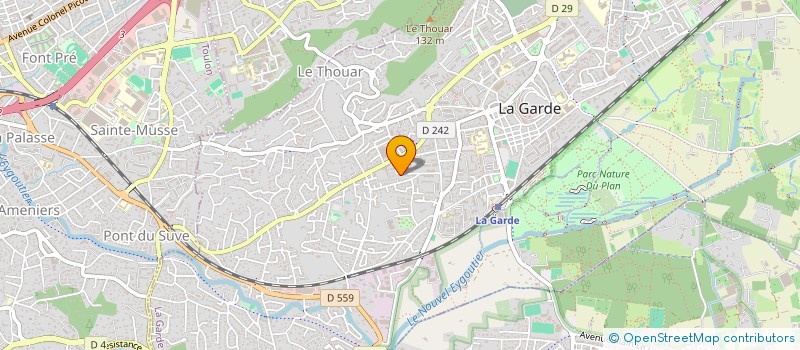 localisation de l'entreprise MONSIEUR ANTOINE PARANT à LA GARDE